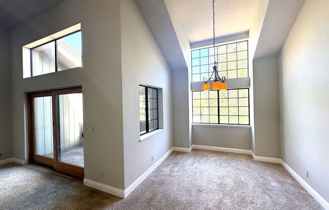 LARGE TWO BEDROOM TWO AND ONE-HALF BATH CONDO WITH LOFT AND GARAGE IN PACHECO VALLEY
