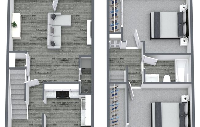 2 beds, 1 bath, 872 sqft, $1,049, Unit JC4425