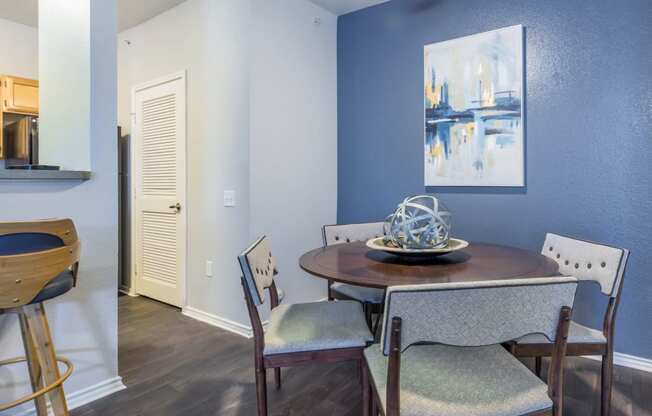 Model Unit Dining Room at Greensview Apartments in Aurora, Colorado, CO