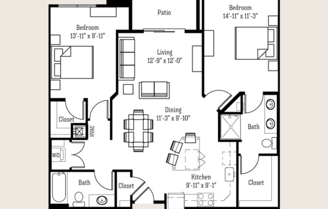 2 beds, 2 baths, 1,141 sqft, $2,250, Unit 8310 Globe Drive - 217