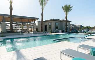 Resort Style Pool at Avilla Broadway, Phoenix, AZ 85353