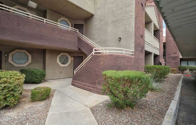 Welcome to easy Las Vegas living in this charming single-story condominium!