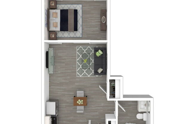 Studio, 1 bath, 355 sqft, $1,975