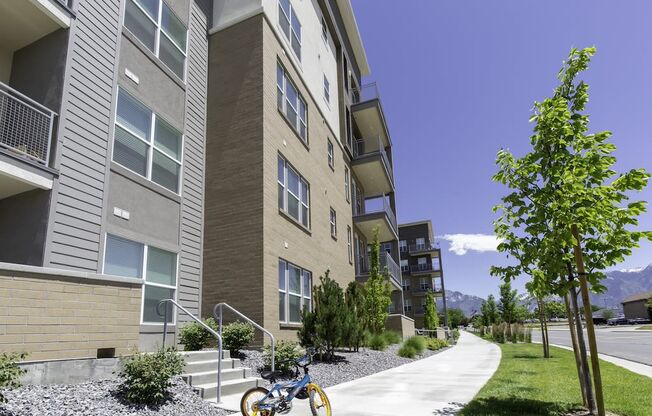 Sidewalk at Arcadia Apartments