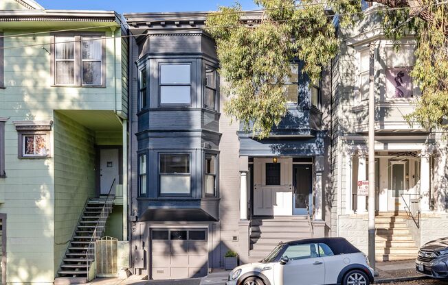 Bernal Heights: Remodeled Unfurnished Top Floor Condo w/ Garage Parking & Shared Yard