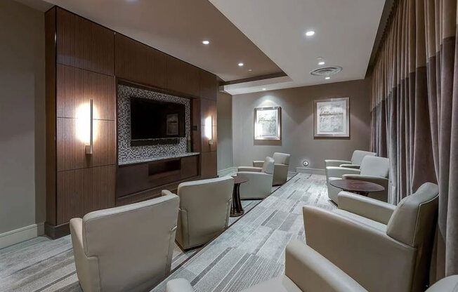 Cityplace Heights Entertainment Room Apartments near DFW