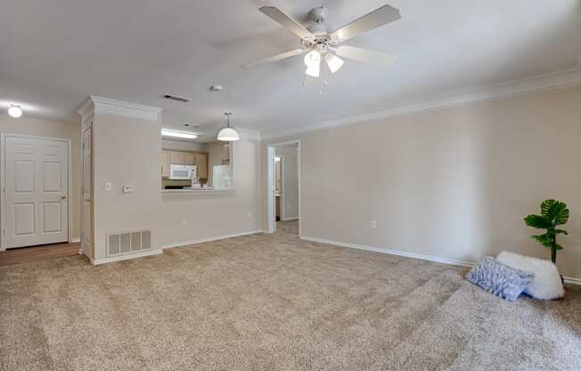 Carpeted Living Area at Cleburne Terrace, Cleburne
