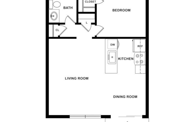 1 bed, 1 bath, 650 sqft, $1,447