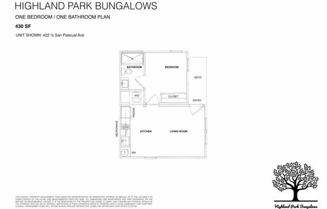 1 bed, 1 bath, 495 sqft, $2,495