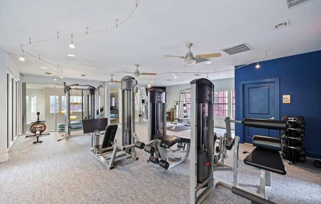 The Belmont's resident fitness center