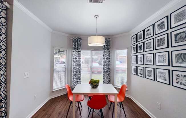 Elegant Dining Space at The Jax Apartments, San Antonio, TX, 78230