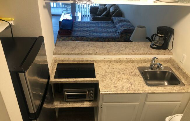 Studio, 1 bath, $1,300