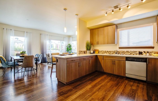 Kitchen and Dining Room at Discovery West, Issaquah, WA, 98029