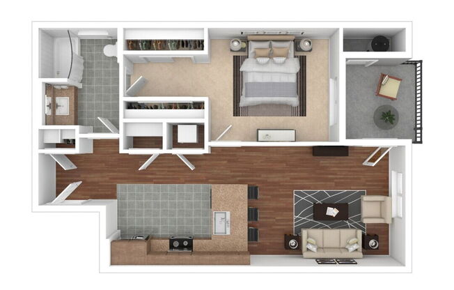 1 bed, 1 bath, 757 sqft, $1,700