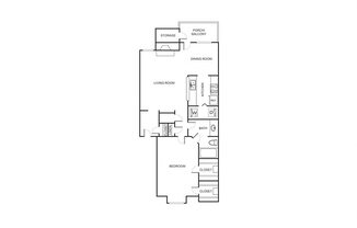 1 bed, 1 bath, 820 sqft, $840