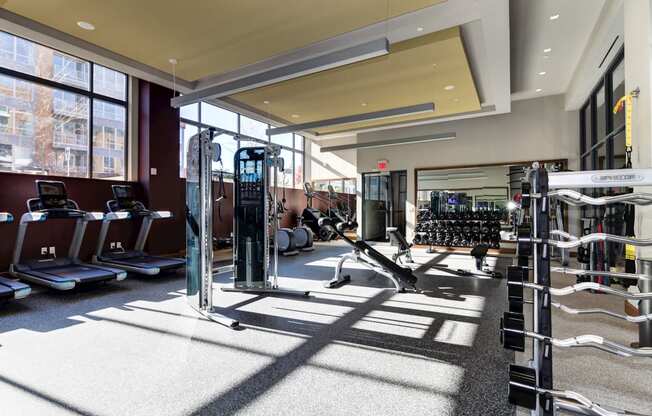 Fitness Center at TENmflats, Columbia