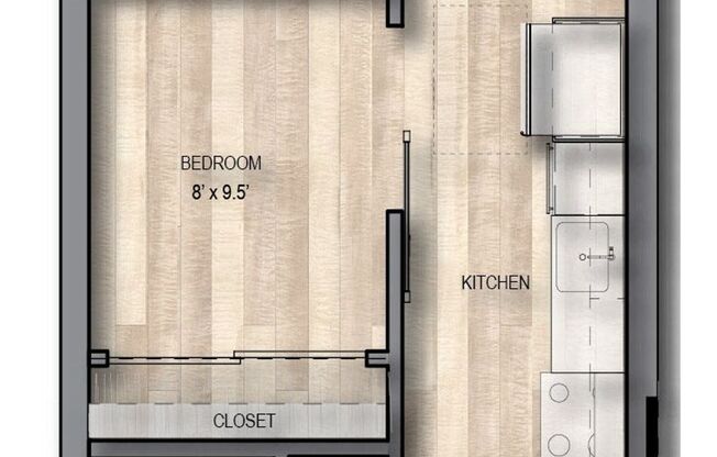 1 bed, 1 bath, 525 sqft, $2,185, Unit Unit 510