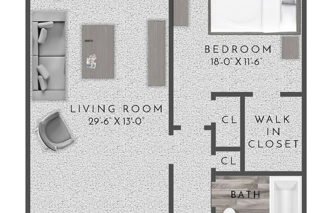1 bed, 1 bath, 864 sqft, $3,045