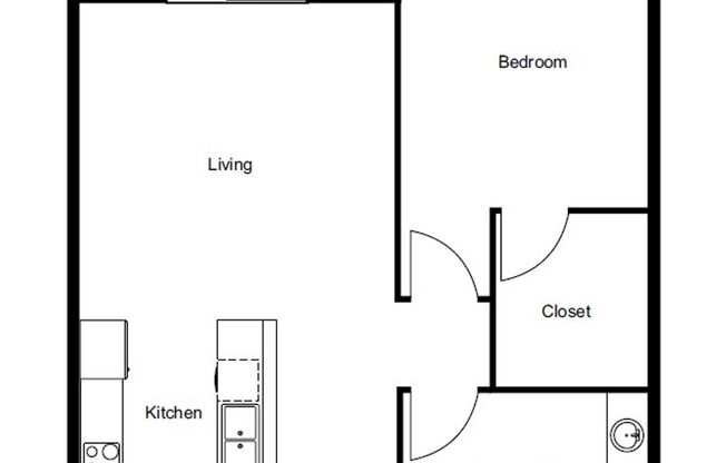 1 bed, 1 bath, 802 sqft, $1,495, Unit 4958-216