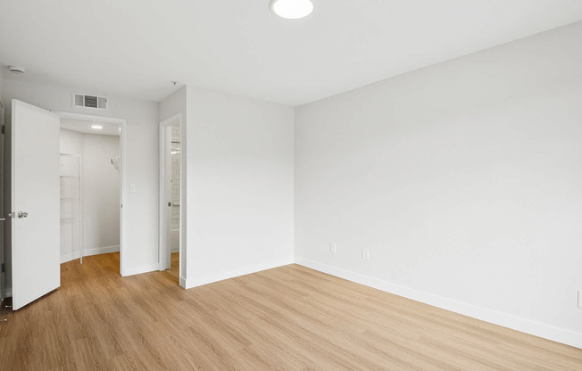 Bedroom with Hard Surface Flooring
