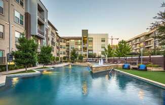 AVANT on Market Center - Personal patios and balconies in select units