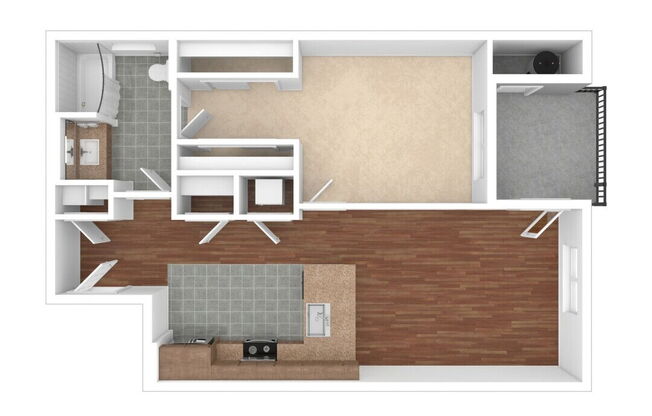 1 bed, 1 bath, 757 sqft, $1,700