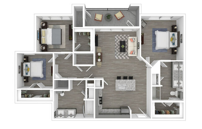 3 beds, 2 baths, 1,281 sqft, $1,132