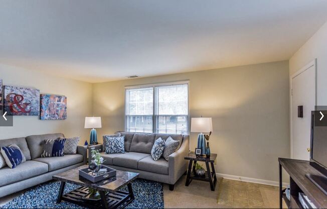 Waterford Square Apartments Living Room in Huntsville, AL