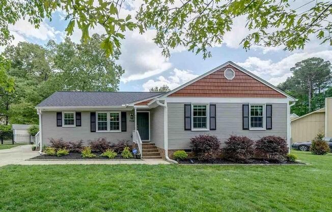 Newly Remodeled 3BD, 2BA Raleigh Home with a Fenced In Yard in a Prime North Raleigh Location