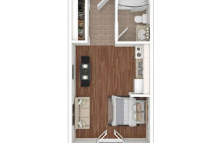 Studio, 1 bath, 360 sqft, $2,480