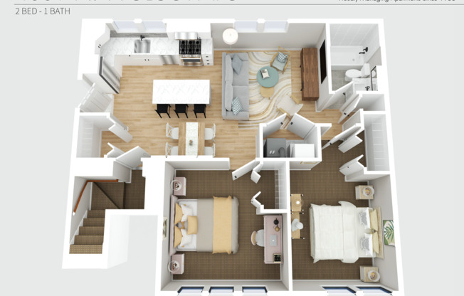 2 beds, 1 bath, 759 sqft, $2,225, Unit 4839-G