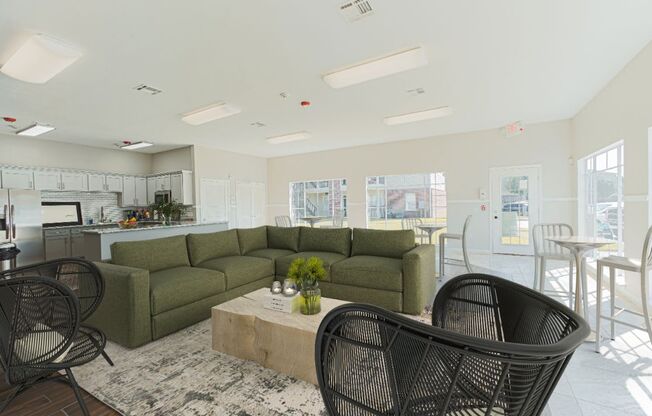 living room in west houston luxury apartments