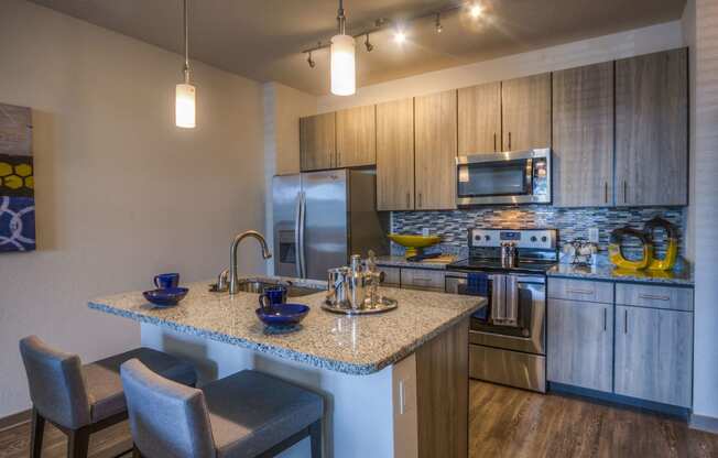 Gourmet Kitchen at The Strand Apartments in Oviedo, FL