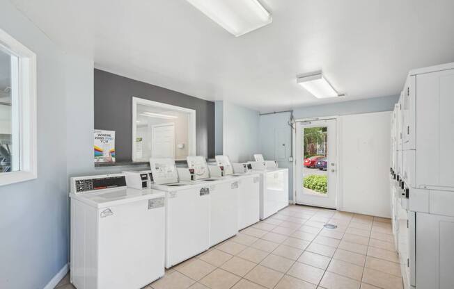 A laundromat at Lexington on the Green, North Carolina