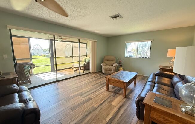 2 Bedroom/2 Bathroom Available Now! 55+ Annual Furnished or Unfurnished