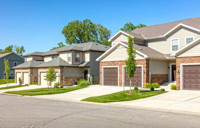 street view of front of townhomes at Prairie Pines Townhomes, Kansas, 66226