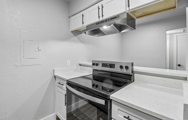 Granite counter tops, new cabinets, and stainless appliances!