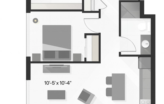2 beds, 2 baths, 782 sqft, $2,000, Unit 401