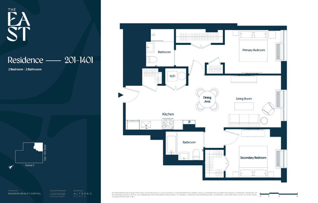 2 beds, 2 baths, $7,950, Unit 1101