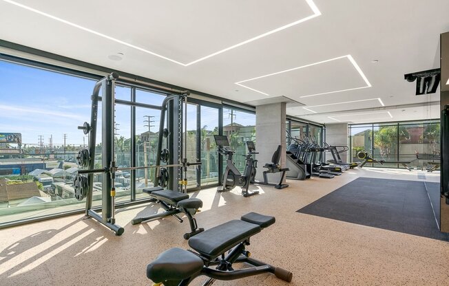 Fitness center with Technogym equipment