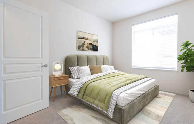Bedroom with Hard Surface Flooring