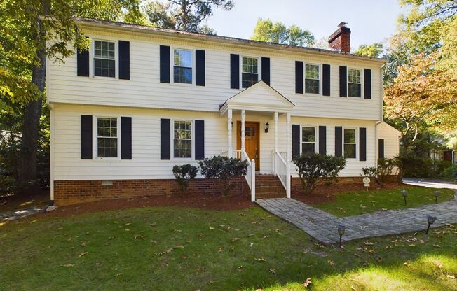 Beautiful 4 Bedroom 2.5 Bath Colonial Style Home is West Henrico Available Now! Landscaping Included!