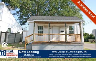 Recently updated 2 BD/1 BA Home in the heart of Wilmington