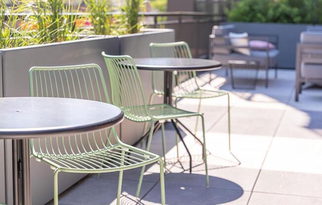 exterior seating