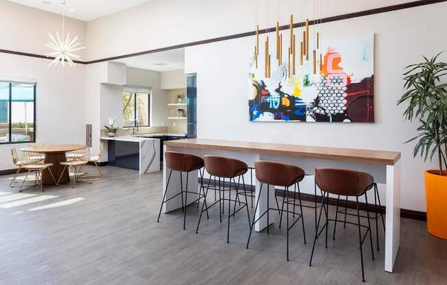 Dining Area at Towers at Costa Verde Apartments, San Diego, 92122