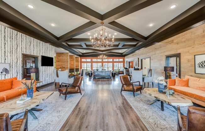 the clubhouse at the wyndham apartments in lubbock, tx