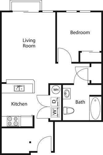 1 bed, 1 bath, 654 sqft, $2,231, Unit 305