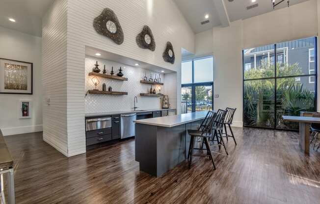 Photo of inside of Village of Rowletts Apartment Clubhouse.