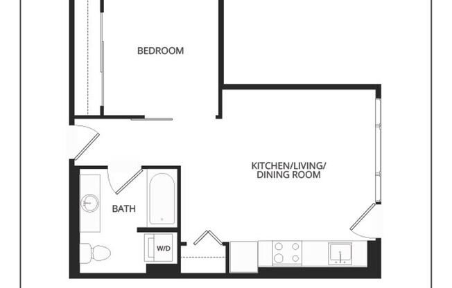 1 bed, 1 bath, 569 sqft, $1,850, Unit 209