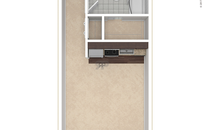 Studio, 1 bath, 350 sqft, $998